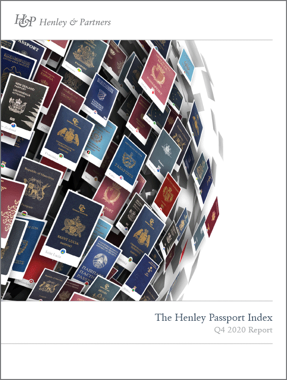 The Henley Passport Index Q4 2020 Report Cover